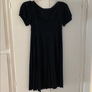 Black mini dress